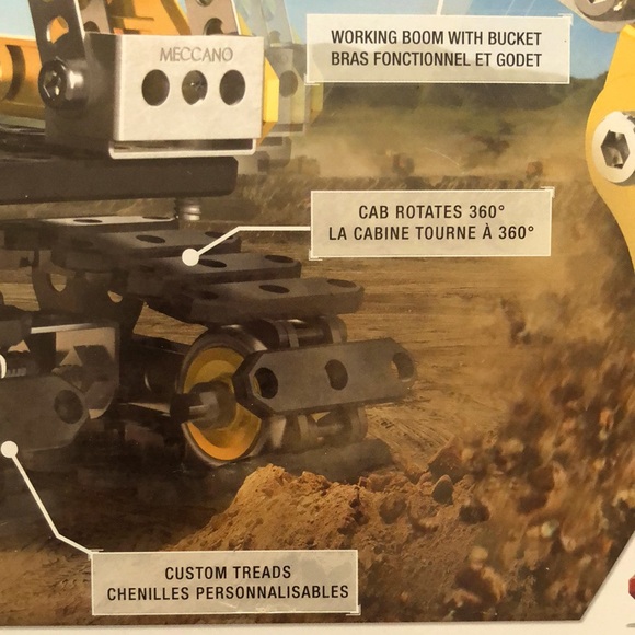 Meccano #16301 Excavator / Bulldozer 2-in-1 Models . New in Box. - Picture 6 of 7